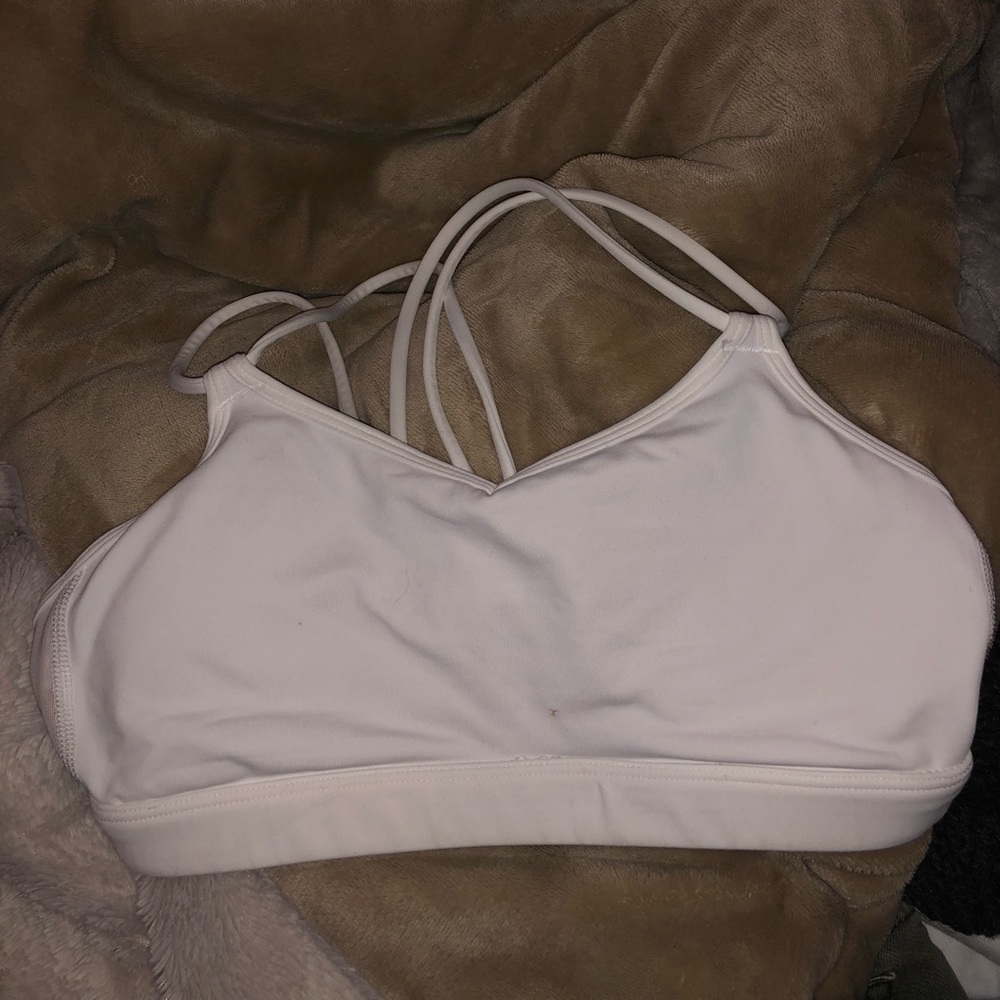 Lululemon White Sports Bra
